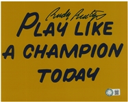 Rudy Ruettiger Autographed 8x10