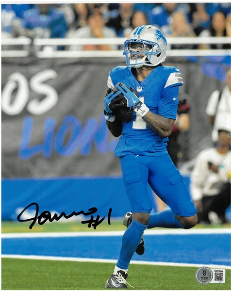 Jameson Williams Autographed 8x10
