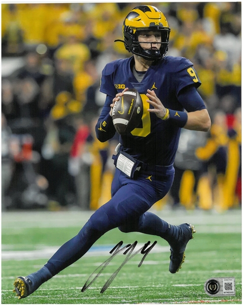 J.J. McCarthy Autographed 8x10