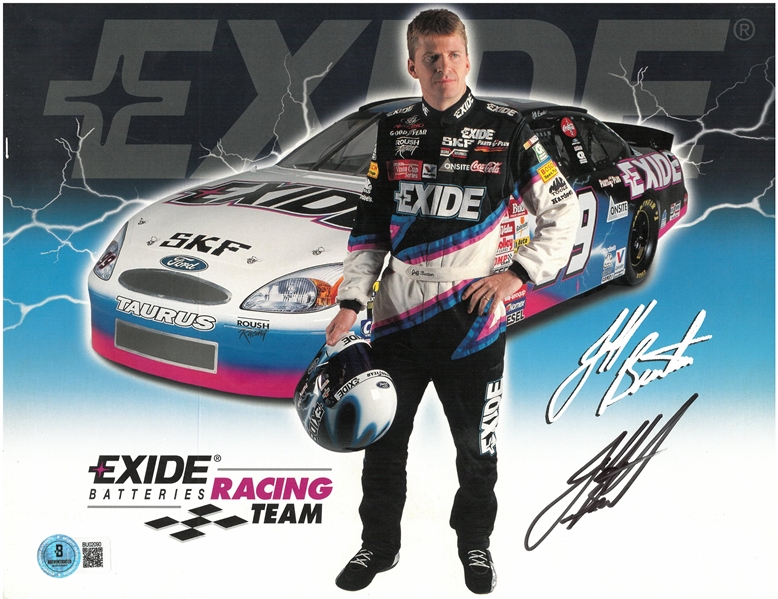Jeff Burton Autographed 8x10