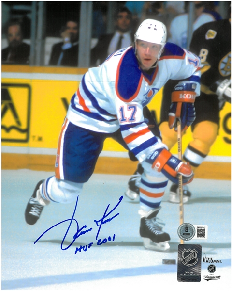 Jari Kurri Autographed 8x10