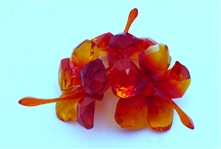 Swarovski Crystal Red Hibiscus