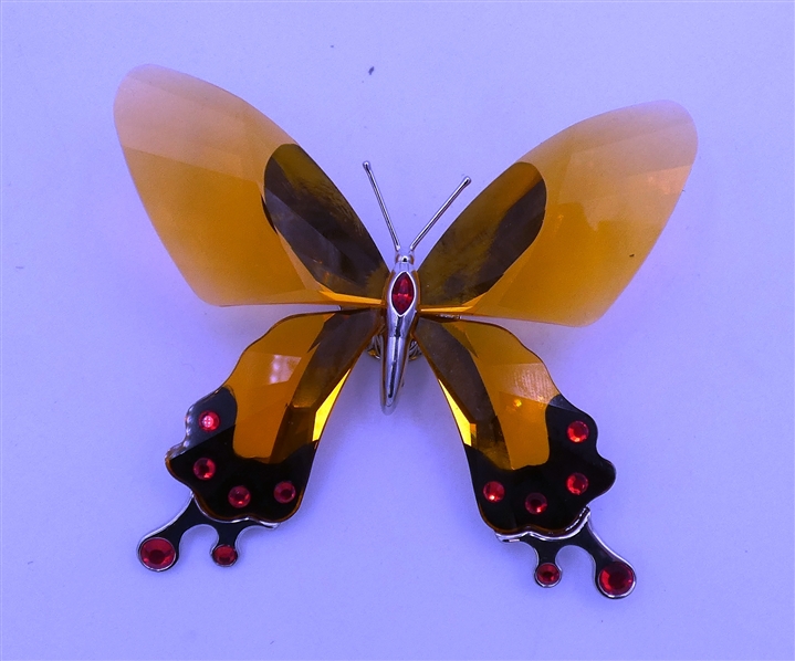 Swarovski Crystal Yellow Butterfly