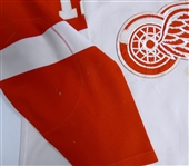 Ivan Boldirev Game Worn 1984/85 Red Wings White Jersey