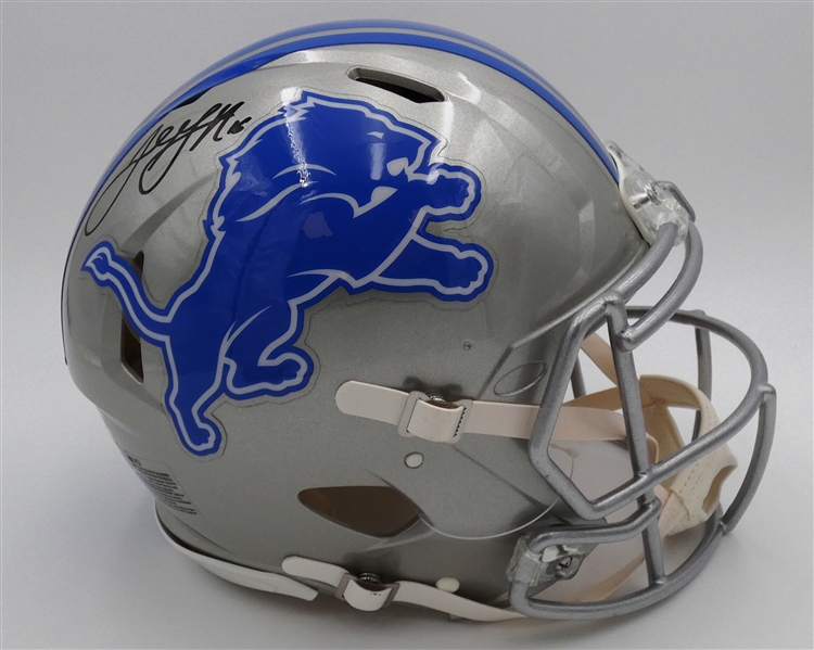 Jared Goff Autographed Detroit Lions Full Size Authentic Helmet