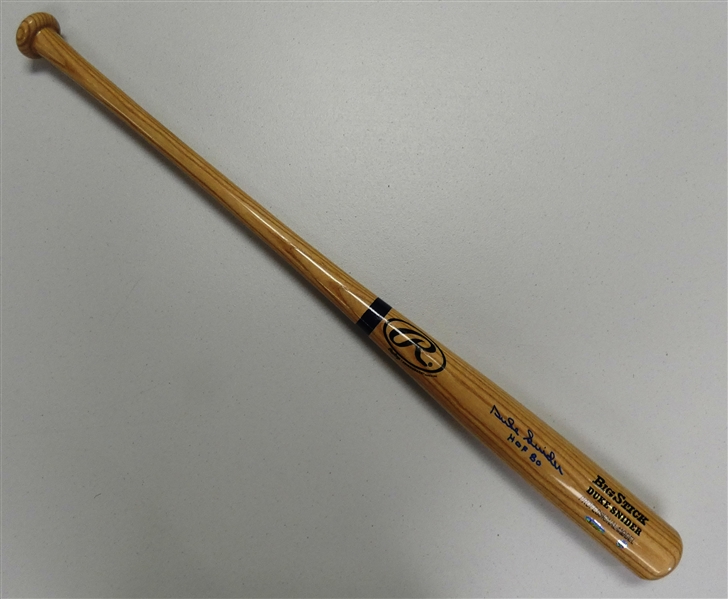 Duke Snider Autographed Bat w/ HOF