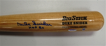 Duke Snider Autographed Bat w/ HOF