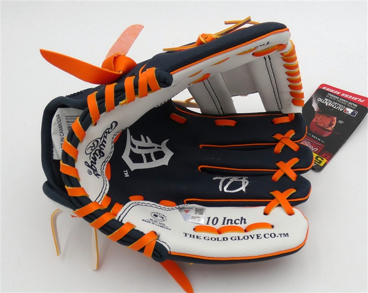 Tarik Skubal Autographed Youth Baseball Glove