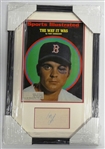 Tony Conigliaro Autographed Framed Display