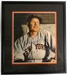 Leo Durocher Autographed Framed Magazine Photo