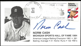 Norm Cash Autographed Cachet