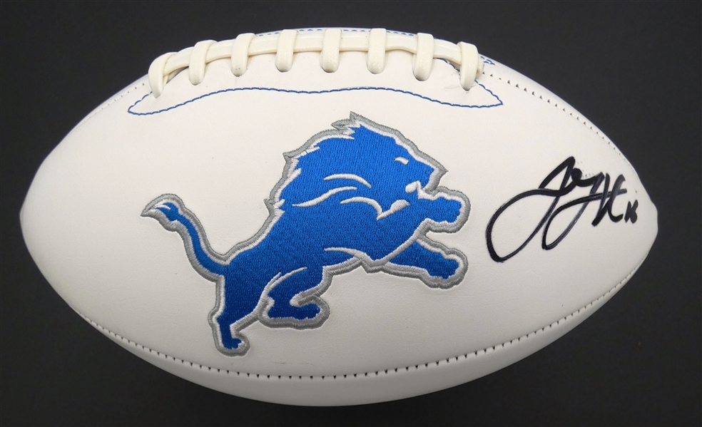 Jared Goff Autographed Detroit Lions Football