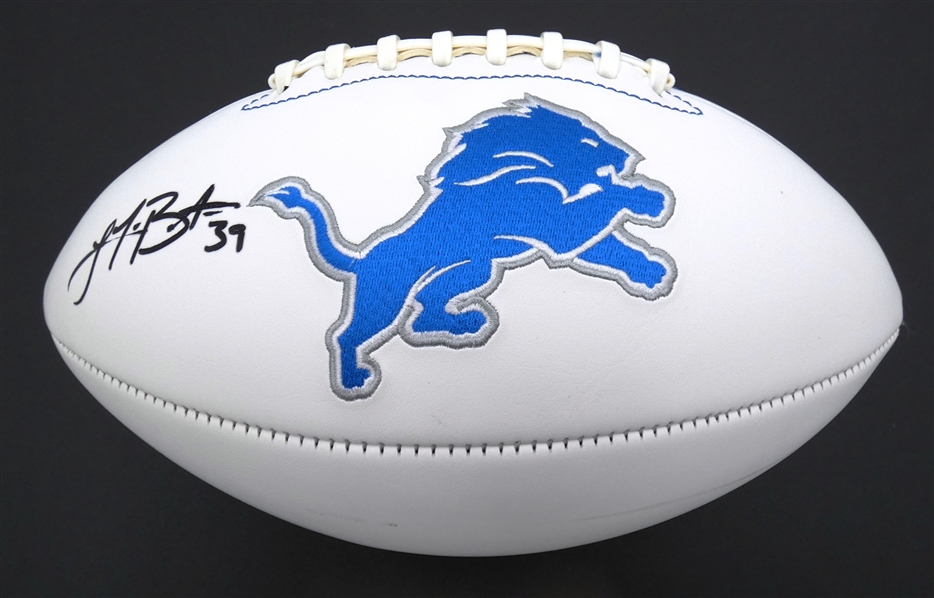 Jake Bates Autographed Detroit Lions Football