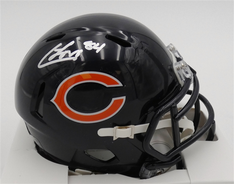 Colston Loveland Autographed Chicago Bears Mini Helmet