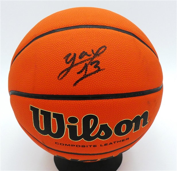 Yaxel Lendeborg Autographed Basketball