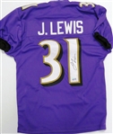 Jamal Lewis Autographed Custom Jersey