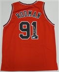 Dennis Rodman Autographed Custom Jersey