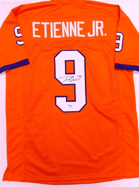 Travis Etienne Autographed Custom Jersey