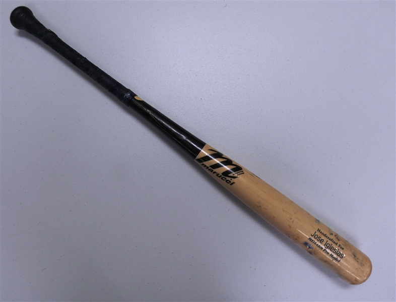 Jose Iglesias Game Used Bat - 2016 Single
