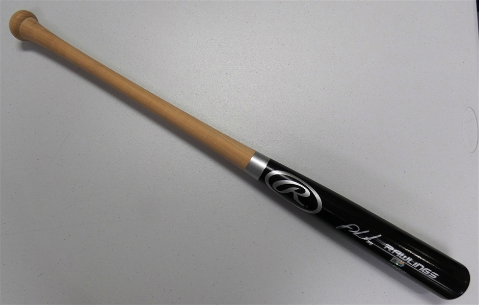 J.D. Martinez Autographed Bat