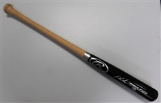 J.D. Martinez Autographed Bat