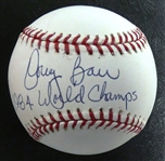 Doug Bair Autographed Baseball w/ 84 World Champs