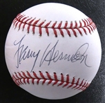 Larry Herndon Autographed Baseball