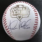 Jhonny Peralta Autographed 2012 World Series Baseball