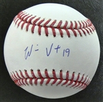 Will Vest Autographed Baseball