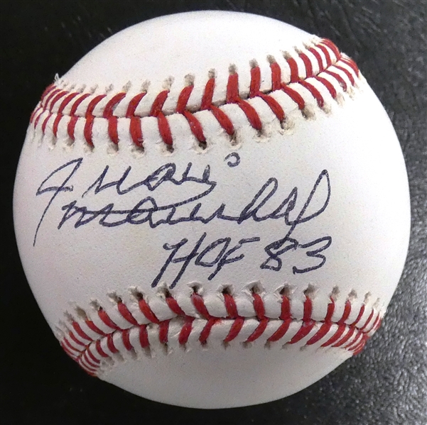 Juan Marichal Autographed Baseball w/ HOF