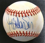 Jeff Robinson Autographed Baseball