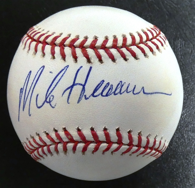 Mike Henneman Autographed Baseball