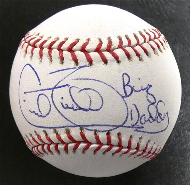 Cecil Fielder Autographed Baseball w/ Big Daddy