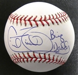 Cecil Fielder Autographed Baseball w/ Big Daddy