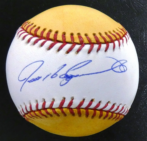 Ivan Rodriguez Autographed 2005 Home Run Derby Baseball