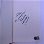 Elden Auker Autographed Sleeper Cars & Flannel Uniforms Book