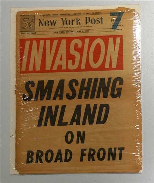 D-Day June 6, 1944 Normandy Invasion NY Post