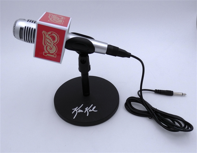 Ken Kal Autographed Microphone