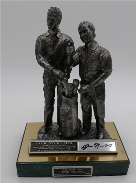 Jack Nicklaus Autographed Pewter Figurine (Pick up Only)