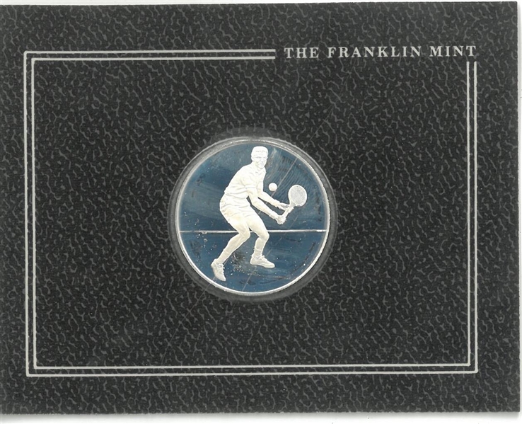 Arthur Ashe Franklin Mint .3350 Troy Oz. Silver Coin