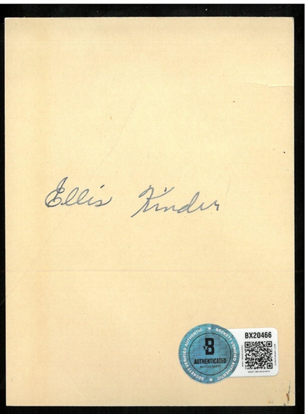 Ellis Kinder Cut Signature