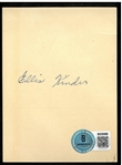 Ellis Kinder Cut Signature