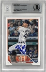 Kerry Carpenter Autographed 2023 Topps Rookie Card w/ Debut
