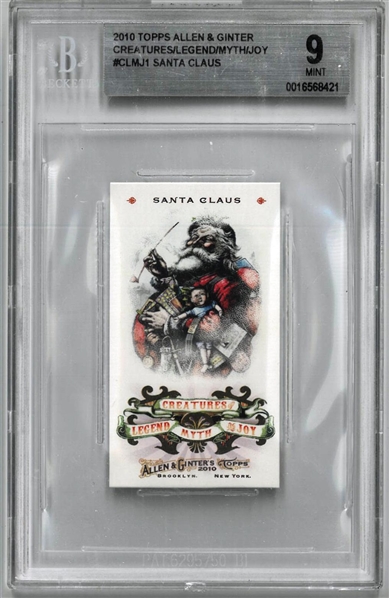 Santa Claus BGS 9 2010 Allen & Ginter
