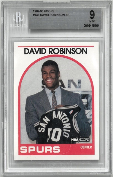 David Robinson BGS 9 1989-90 Hoops