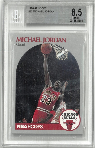 Michael Jordan BGS 8.5 1990-91 Hoops