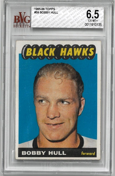 Bobby Hull BGS 6.5 1965-66 Topps