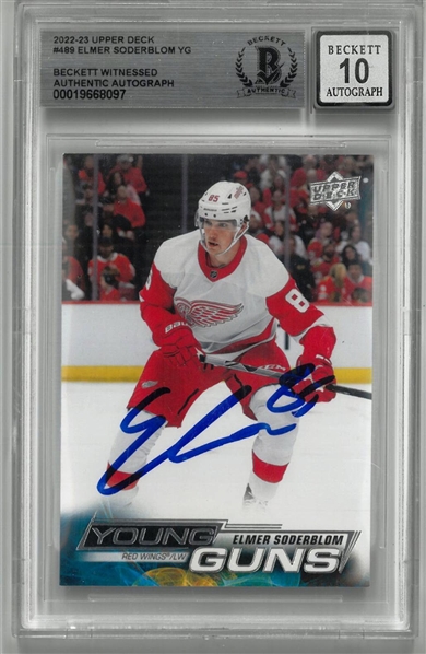 Elmer Soderblom Autographed 2022-23 Upper Deck