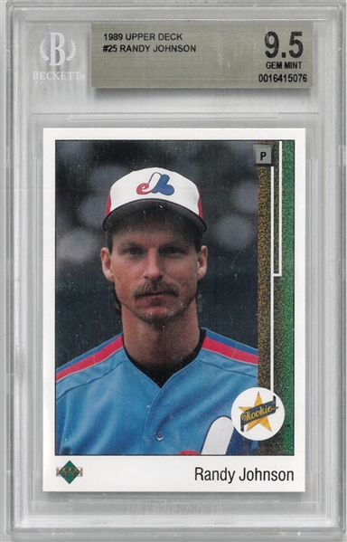 Randy Johnson BGS 9.5 1989 Upper Deck