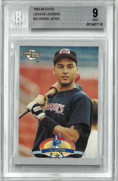 Derek Jeter BGS 9 1993-94 Excel